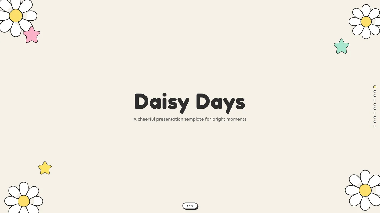 Daisy Days slide preview