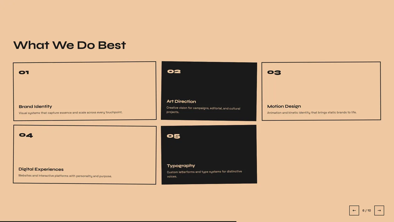 Playful slide preview