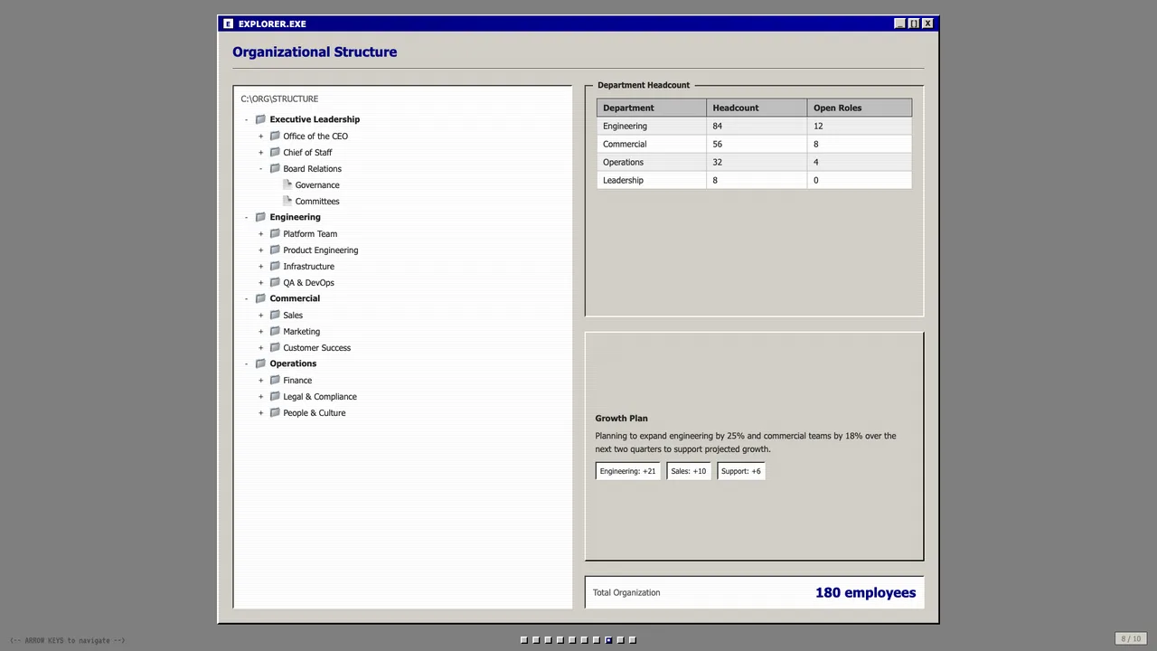 Retro Windows slide preview